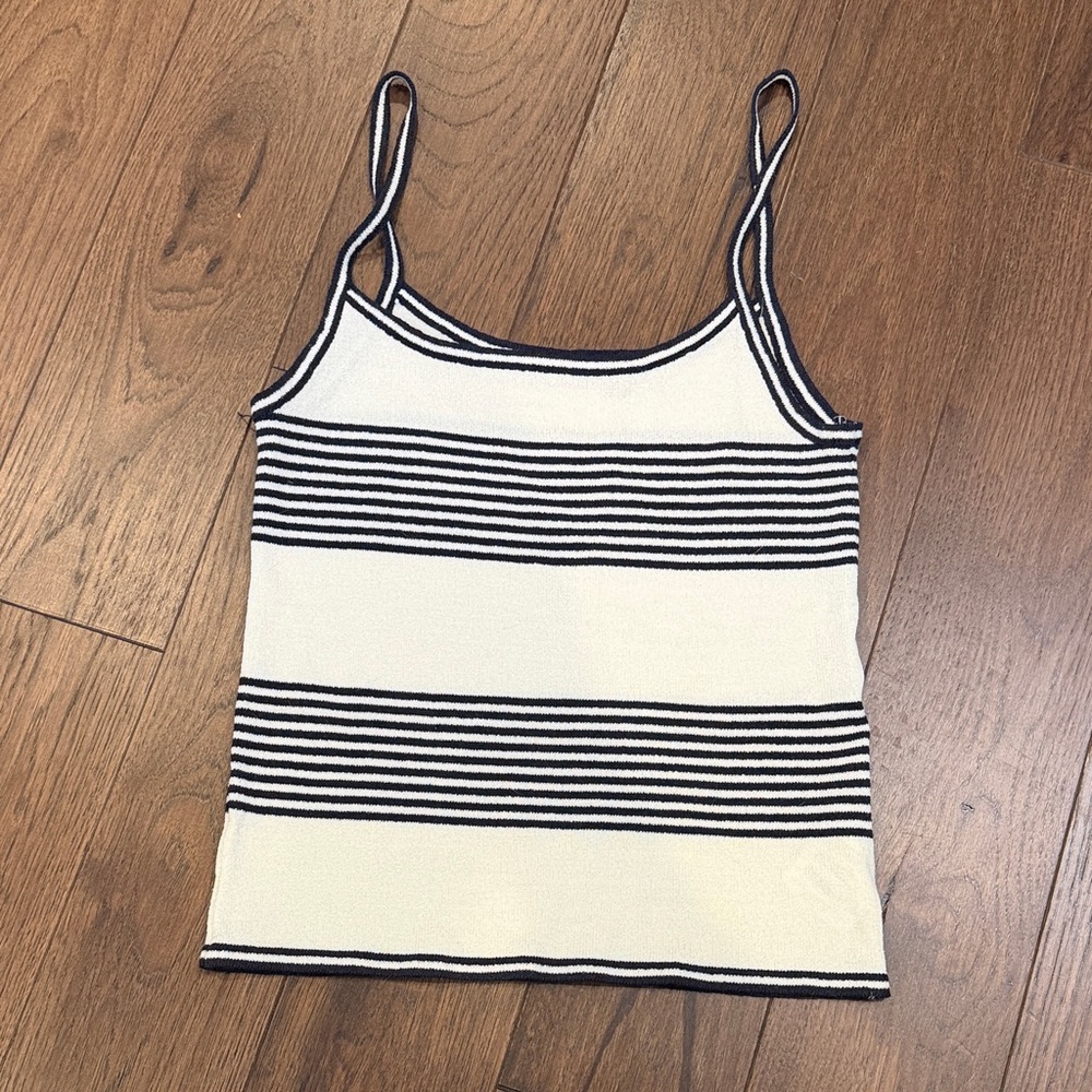 Sophie Rue Striped Sleeveless Women's Top Small - C27-045